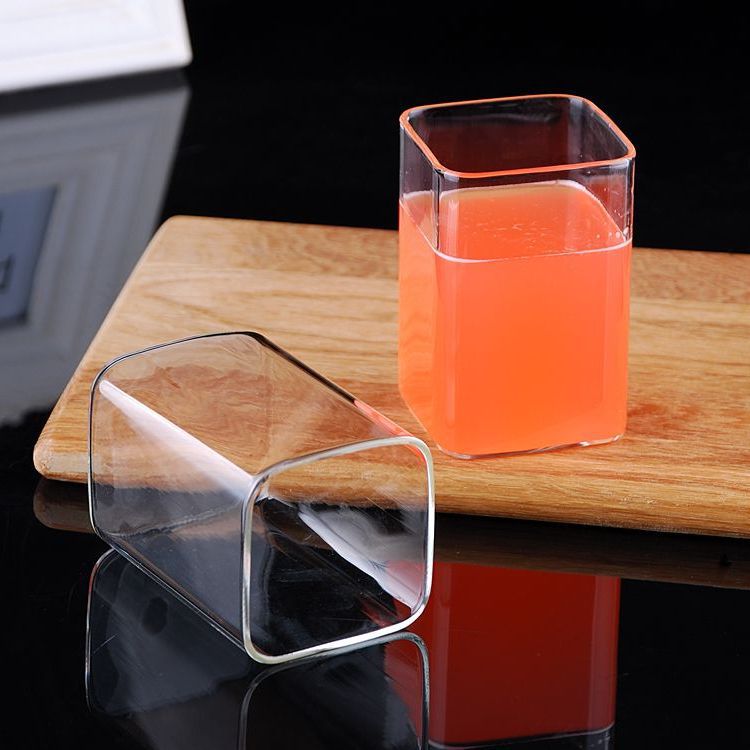 Rectangle  Glass Cup