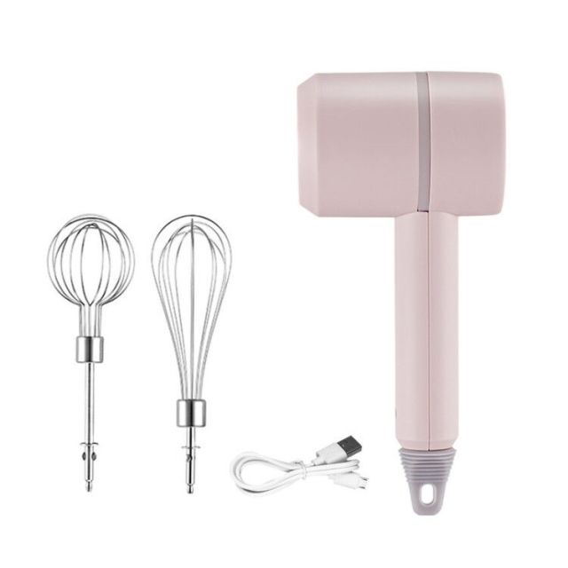 Wireless Portable Electric Food Mixer Hand Blender 3 Speeds High Power  Dough Blender Egg Beater Baking