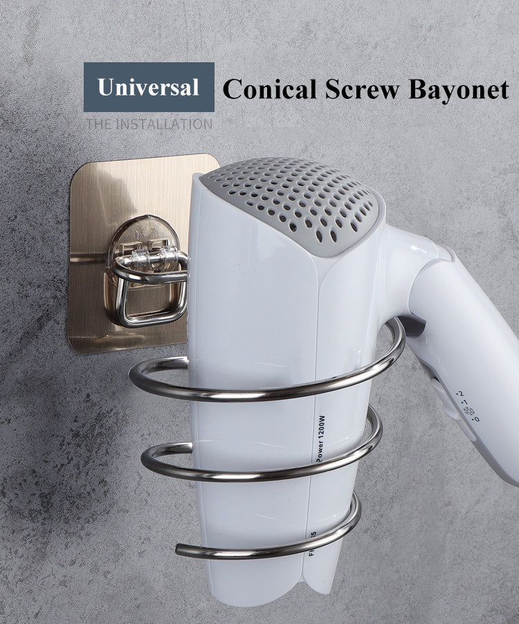 Hair dryer holders outlet for bathroom