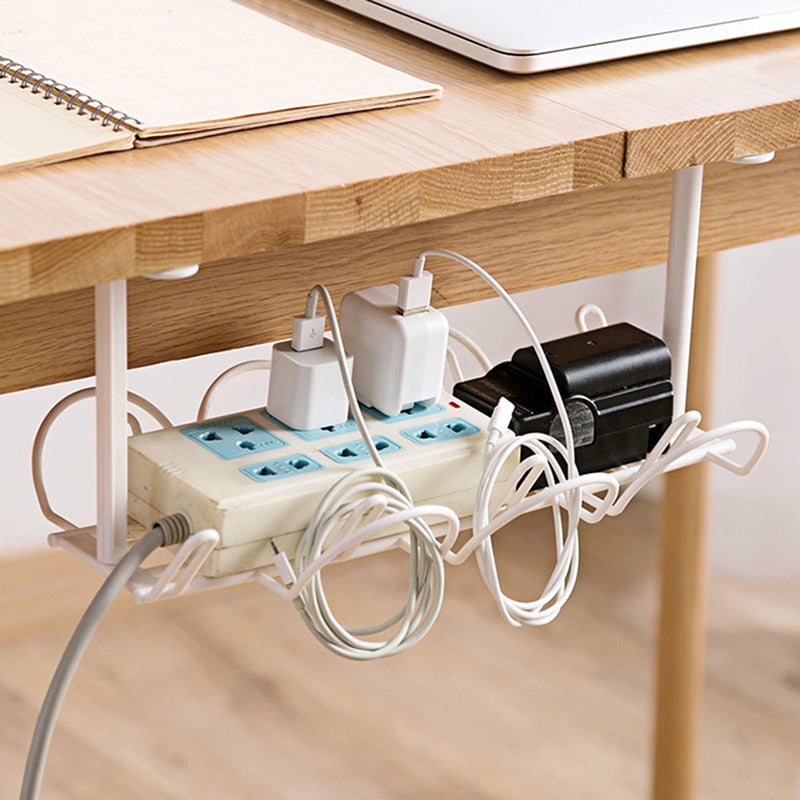 Under Table Storage Rack Cable